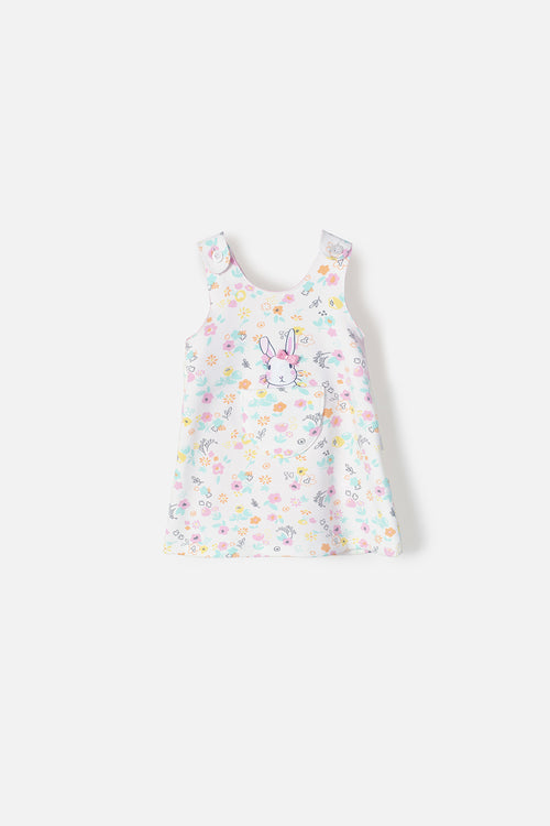 VESTIDO DE DOS PIEZAS LITTLEMIC MANGA CORTA ROSADO PARA BEBÉ NIÑA