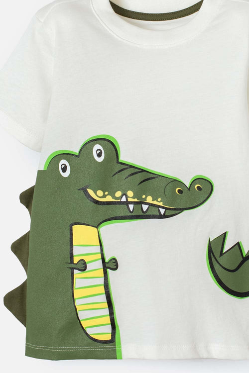 CONJUNTO LITTLEMIC VERDE MILITAR PARA NIÑO 2T A 5T