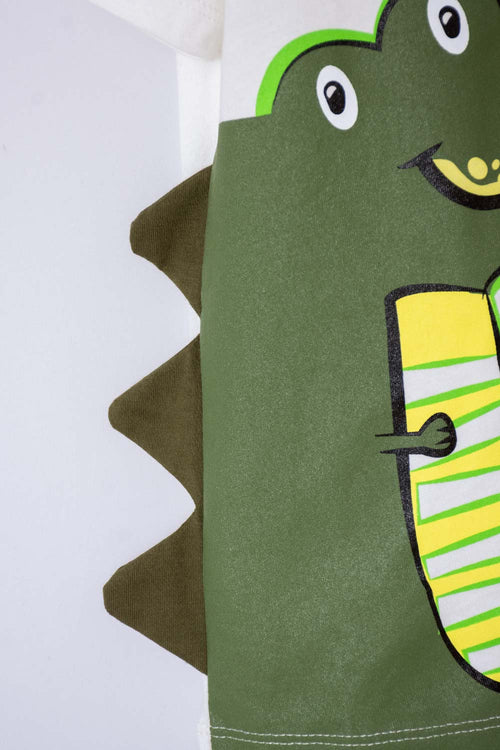 CONJUNTO LITTLEMIC VERDE MILITAR PARA NIÑO 2T A 5T