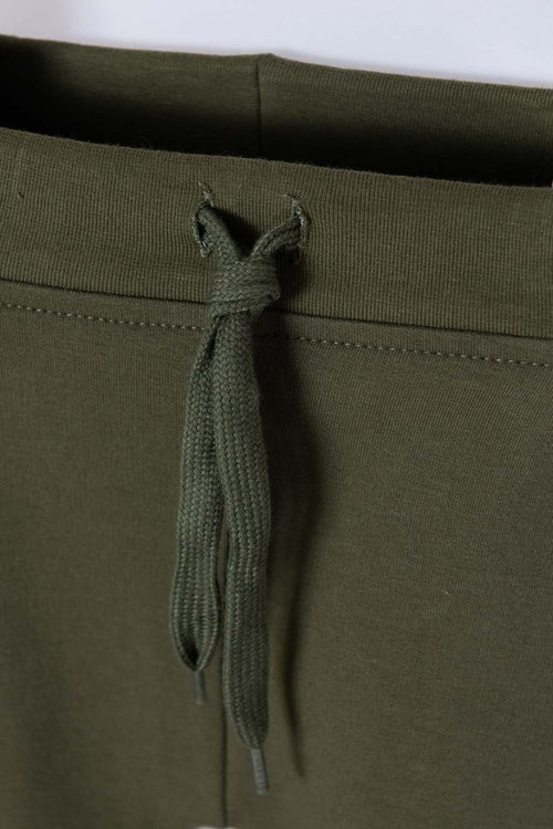 CONJUNTO LITTLEMIC CON PANTALÓN VERDE Y BLANCO PARA BEBÉ NIÑO