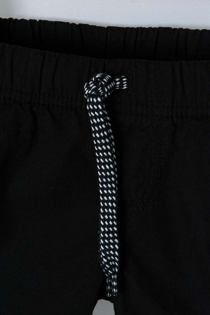 BERMUDA LITTLEMIC CON RESORTE NEGRO PARA NIÑO DE 2T A 5T