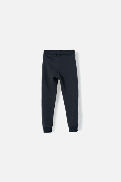 JOGGER LITTLEMIC CON CORDÓN GRIS PARA NIÑO