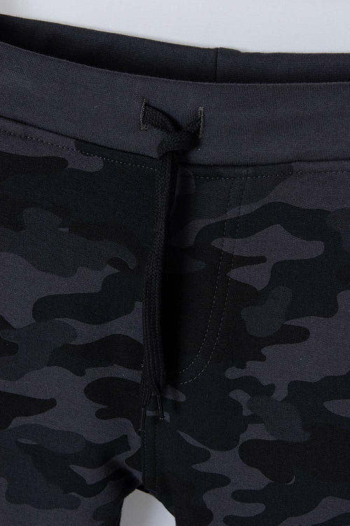 JOGGER DE MIC CON CORDÓN GRIS PARA NIÑO