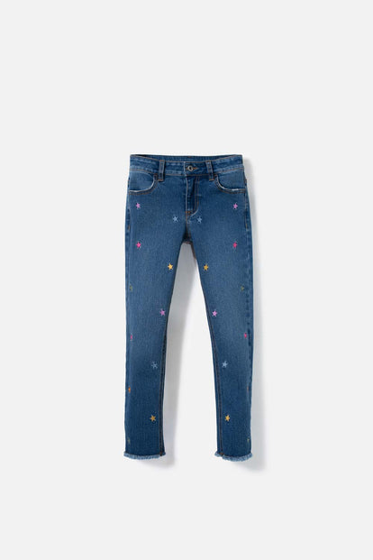 JEAN DE MIC CON ESTRELLAS AZUL PARA NIÑA