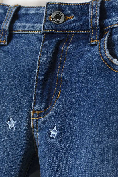 JEAN DE MIC CON ESTRELLAS AZUL PARA NIÑA