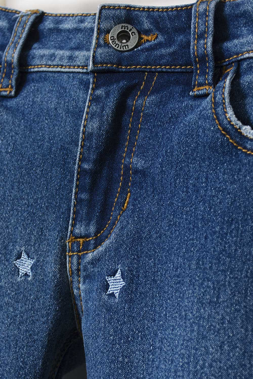 JEAN DE MIC CON ESTRELLAS AZUL PARA NIÑA