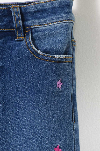 JEAN DE MIC CON ESTRELLAS AZUL PARA NIÑA