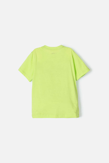 POLERA DE MIC MANGA CORTA VERDE PARA NIÑO