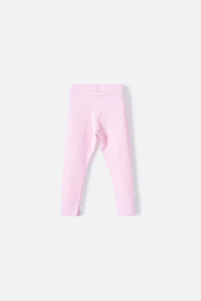 LEGGINS LITTLEMIC ROSADO PARA NIÑA 2T A 5T