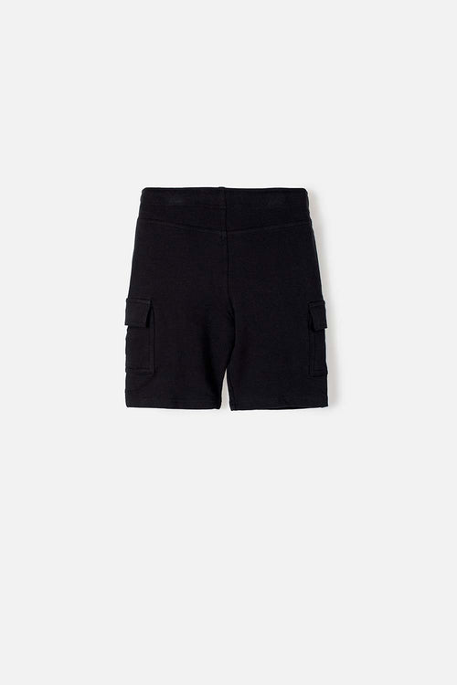 BERMUDA DE MIC CON CORDÓN NEGRA PARA NIÑO