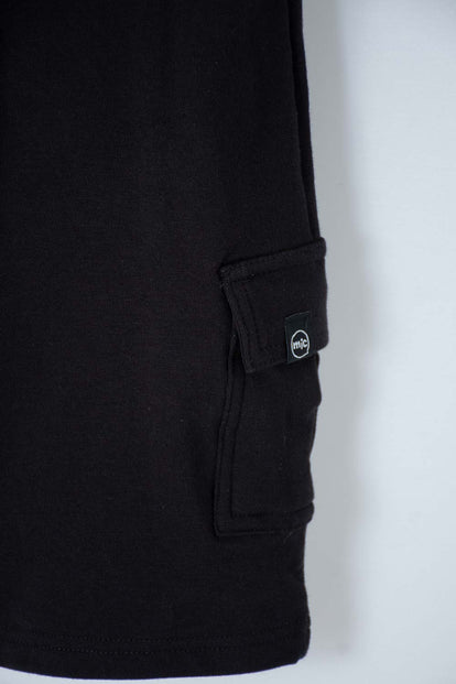 BERMUDA DE MIC CON CORDÓN NEGRA PARA NIÑO