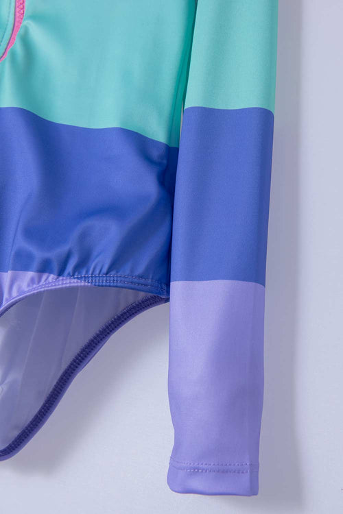 VESTIDO DE BAÑO MIC CON CIERRE MULTICOLOR PARA NIÑA