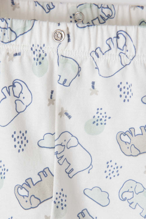 PIJAMA LITTLEMIC CON PANTALÓN LARGO  MULTICOLOR PARA BEBÉ NIÑO