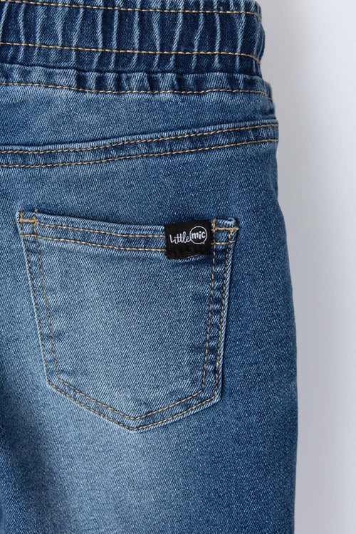 BERMUDA DE LITTLEMIC INDIGO MEDIO PARA NIÑO 2T A 5T