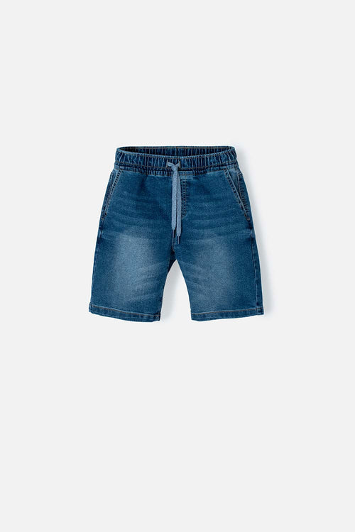 BERMUDA DE MIC INDIGO MEDIO PARA NIÑO