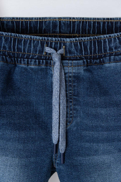 BERMUDA DE MIC INDIGO MEDIO PARA NIÑO