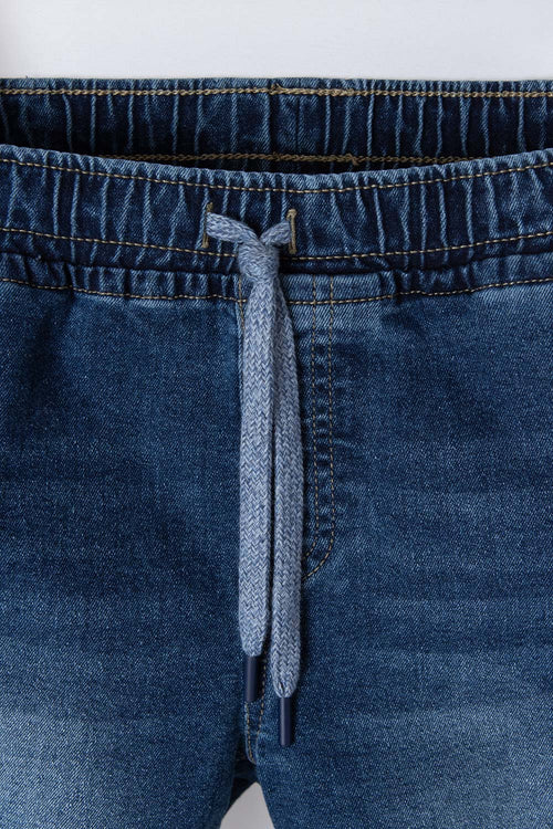 BERMUDA DE MIC INDIGO MEDIO PARA NIÑO