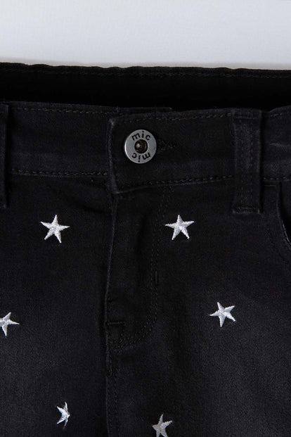 SHORT DE MIC INDIGO OSCURO PARA NIÑA