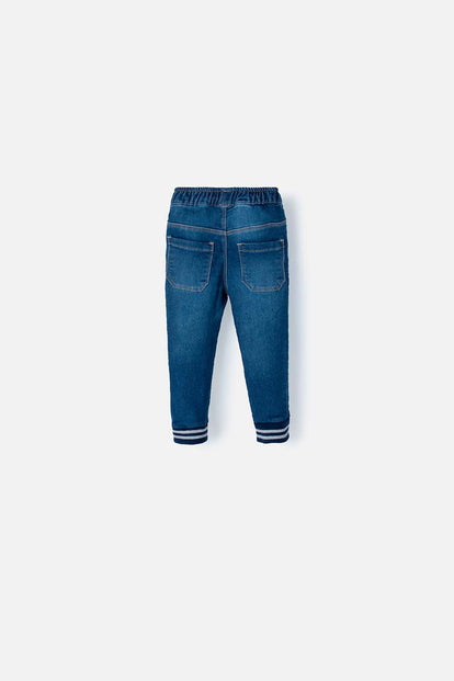 JEGGING DE LITTLEMIC INDIGO MEDIO PARA BEBE NIÑO