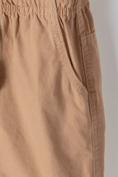 BERMUDA DE LITTLEMIC CON CORDON CAKI PARA NIÑO 2T A 5T