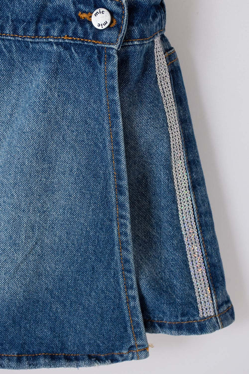 POLLERA DE MIC TONO MEDIO PARA NIÑA