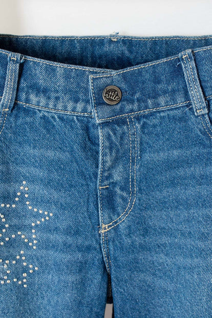 JEAN DE LITTLEMIC AZUL PARA NIÑA 2T A 5T