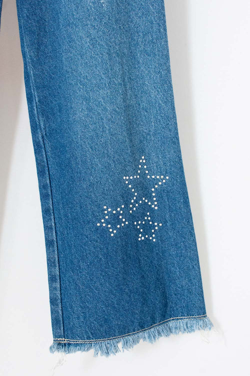 JEAN DE LITTLEMIC AZUL PARA NIÑA 2T A 5T