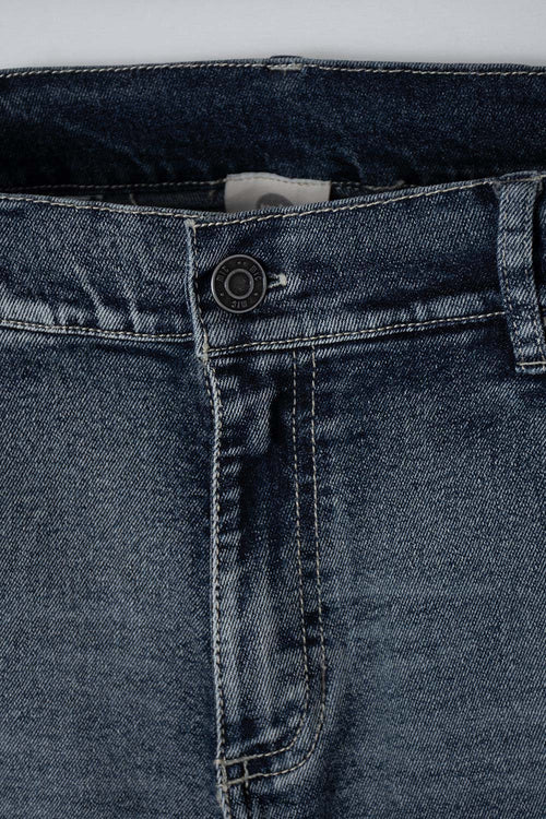 JEAN DE MIC CON BOLSILLOS AZUL MEDIO PARA NIÑO