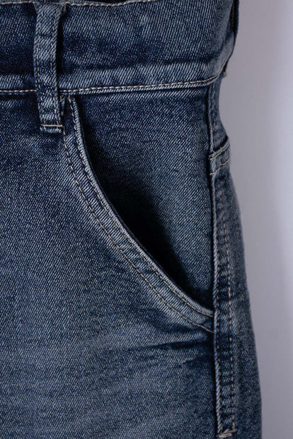 JEAN DE MIC CON BOLSILLOS AZUL MEDIO PARA NIÑO