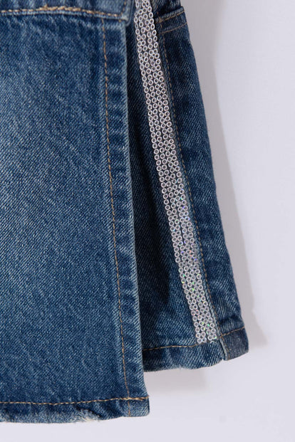 POLLERA DE LITTLEMIC TONO MEDIO PARA NIÑA 2T A 5T