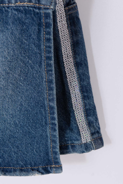 POLLERA DE LITTLEMIC TONO MEDIO PARA NIÑA 2T A 5T