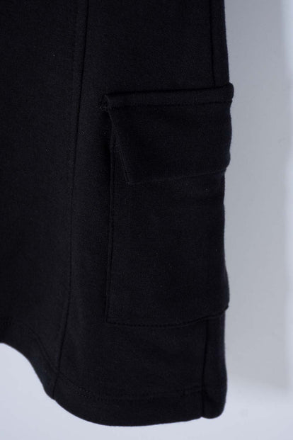 POLLERA DE MIC CORTA NEGRA PARA NIÑA