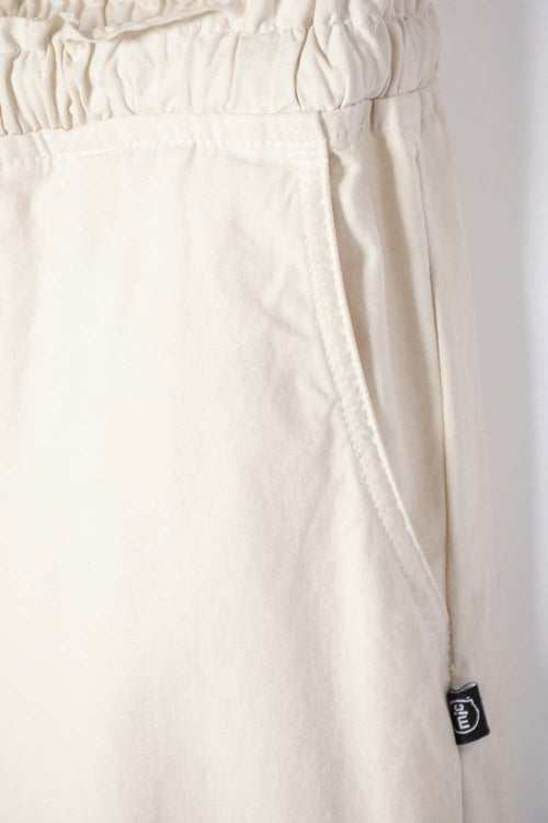 JOGGER DE MIC CON CORDÓN MARFIL PARA NIÑA