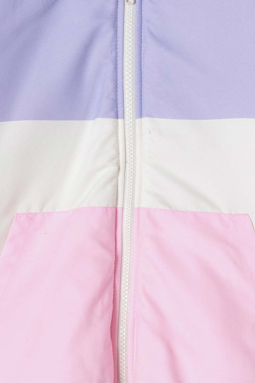 CHAQUETA DE MIC CON CIERRE MULTICOLOR PARA NIÑA