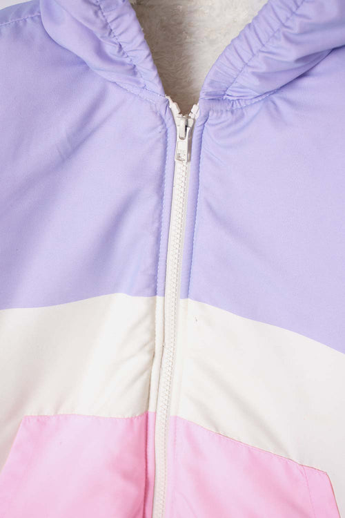 CHAQUETA DE MIC CON CIERRE MULTICOLOR PARA NIÑA