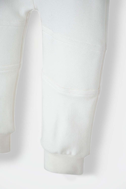 JOGGER LITTLEMIC CON CORDÓN MARFIL PARA BEBÉ UNISEX