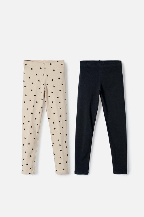 PACK X2 LEGGINS DE MIC PARA NIÑA