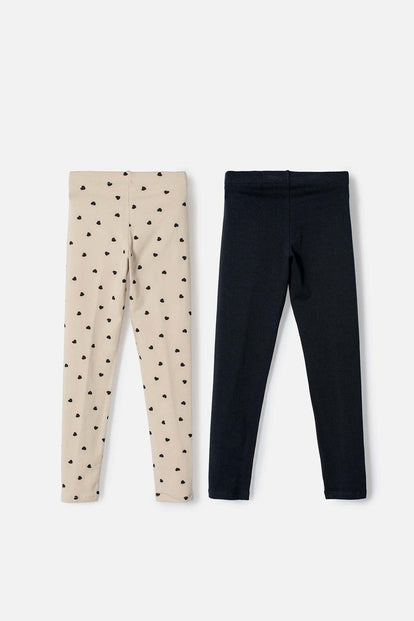 PACK X2 LEGGINS DE MIC PARA NIÑA