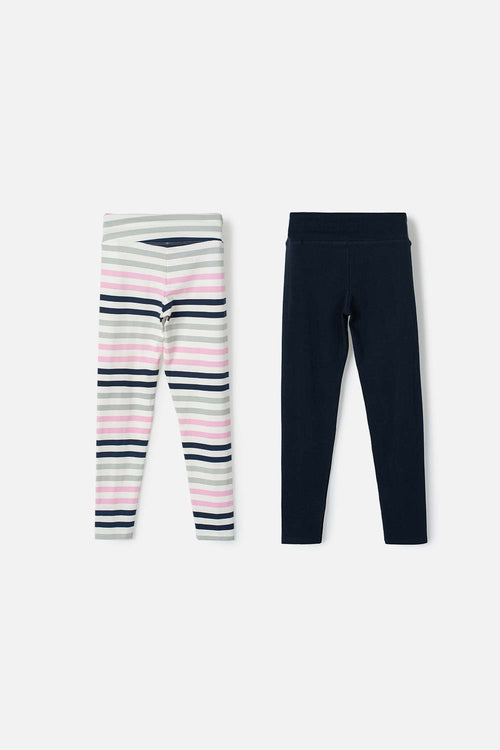 PACK X2 LEGGINS DE MIC MULTICOLOR PARA NIÑA