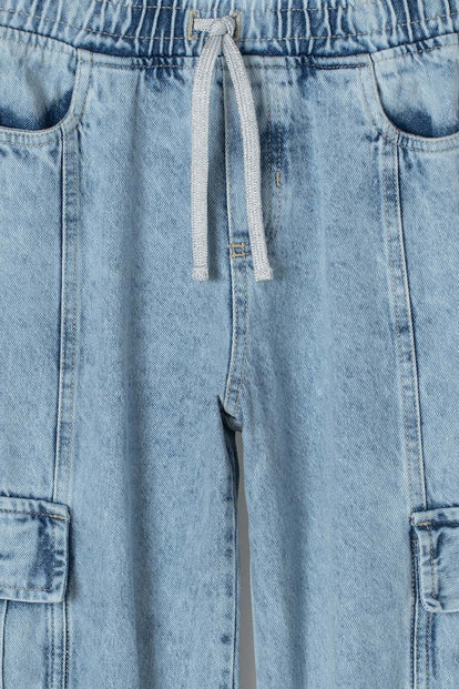 JEAN DE MIC AZUL CLARO PARA NIÑA
