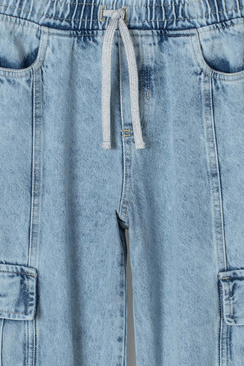 JEAN DE MIC AZUL CLARO PARA NIÑA