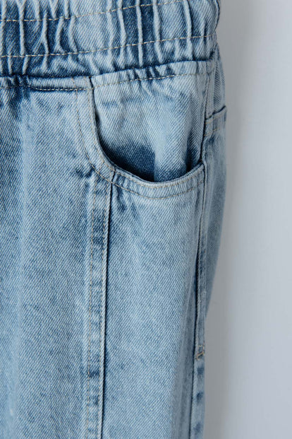 JEAN DE MIC AZUL CLARO PARA NIÑA