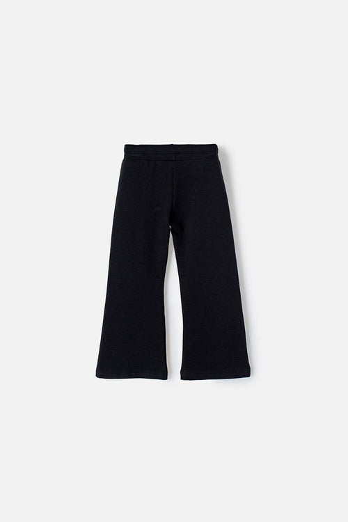 JOGGER DE LITTLEMIC CON CORDÓN NEGRO PARA NIÑA 2T A 5T