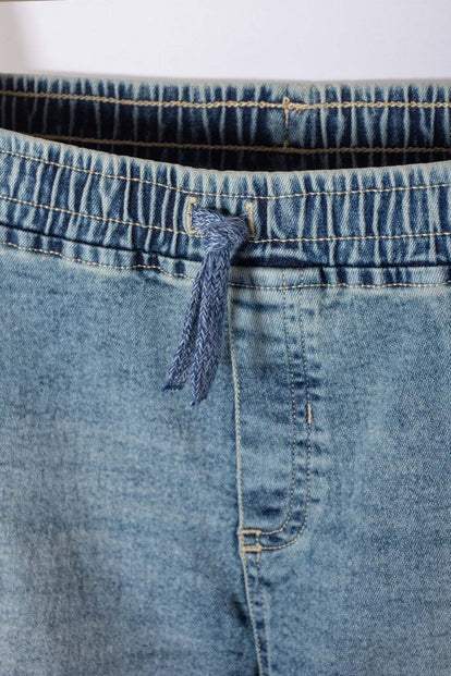 BERMUDA DE MIC CON CORDÓN AZUL PARA NIÑO