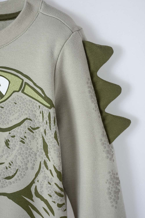 POLERÓN DE LITTLEMIC CERRADO VERDE PARA NIÑO 2T A 5T