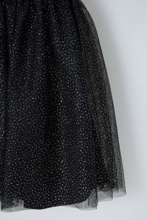 POLLERA DE MIC TIPO TUTÚ NEGRA PARA NIÑA