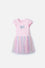 VESTIDO DE MIC CON FALDA EN TULL ROSADA PARA NIÑA