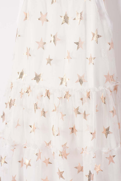 VESTIDO DE MIC MANGA SISA MARFIL PARA NIÑA