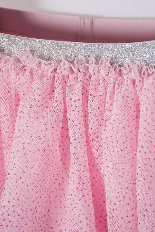 POLLERA DE LITTLEMIC CORTA ROSADA PARA NIÑA 2T A 5T