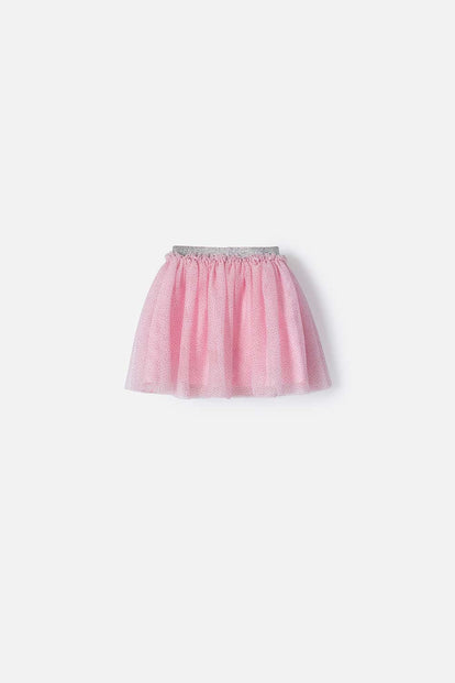 POLLERA DE LITTLEMIC CORTA ROSADA PARA NIÑA 2T A 5T